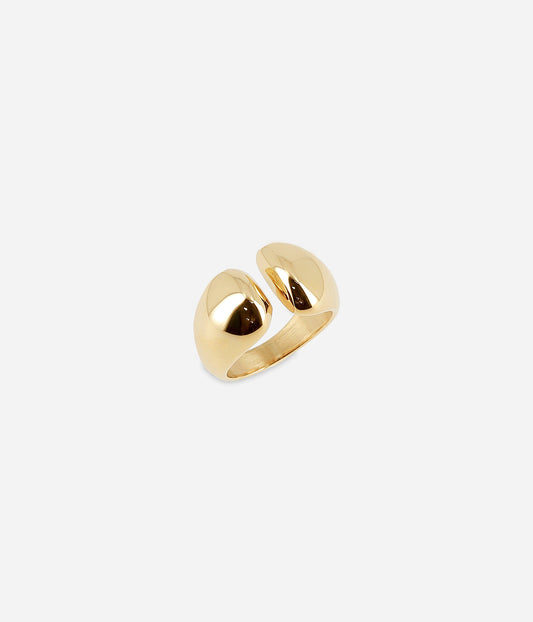 Bague Urano (Acier doré)