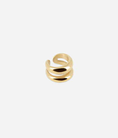 Bague Salazar (Acier doré)