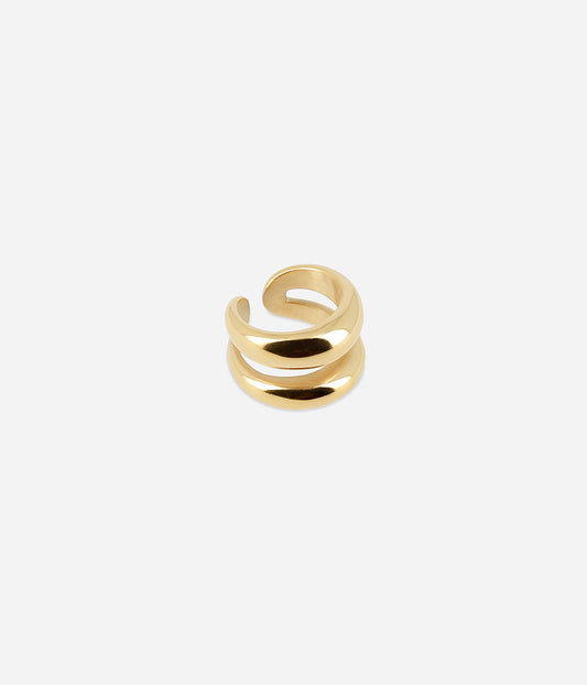 Bague Salazar (Acier doré)