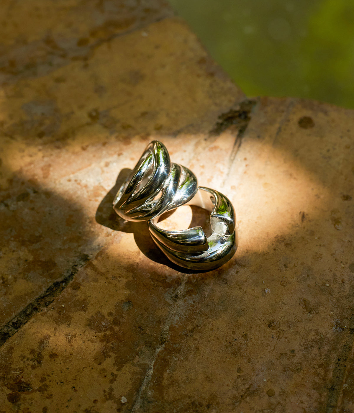 Bague Dilys (Acier doré)