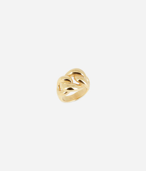 Bague Collega (Acier doré)