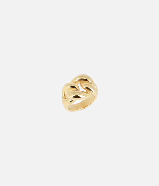 Bague Collega (Acier doré)