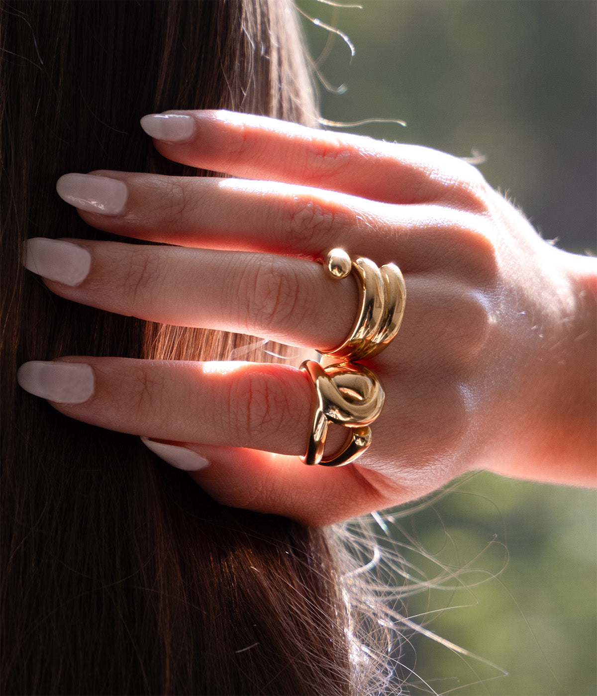 Bague Cera (Acier doré)
