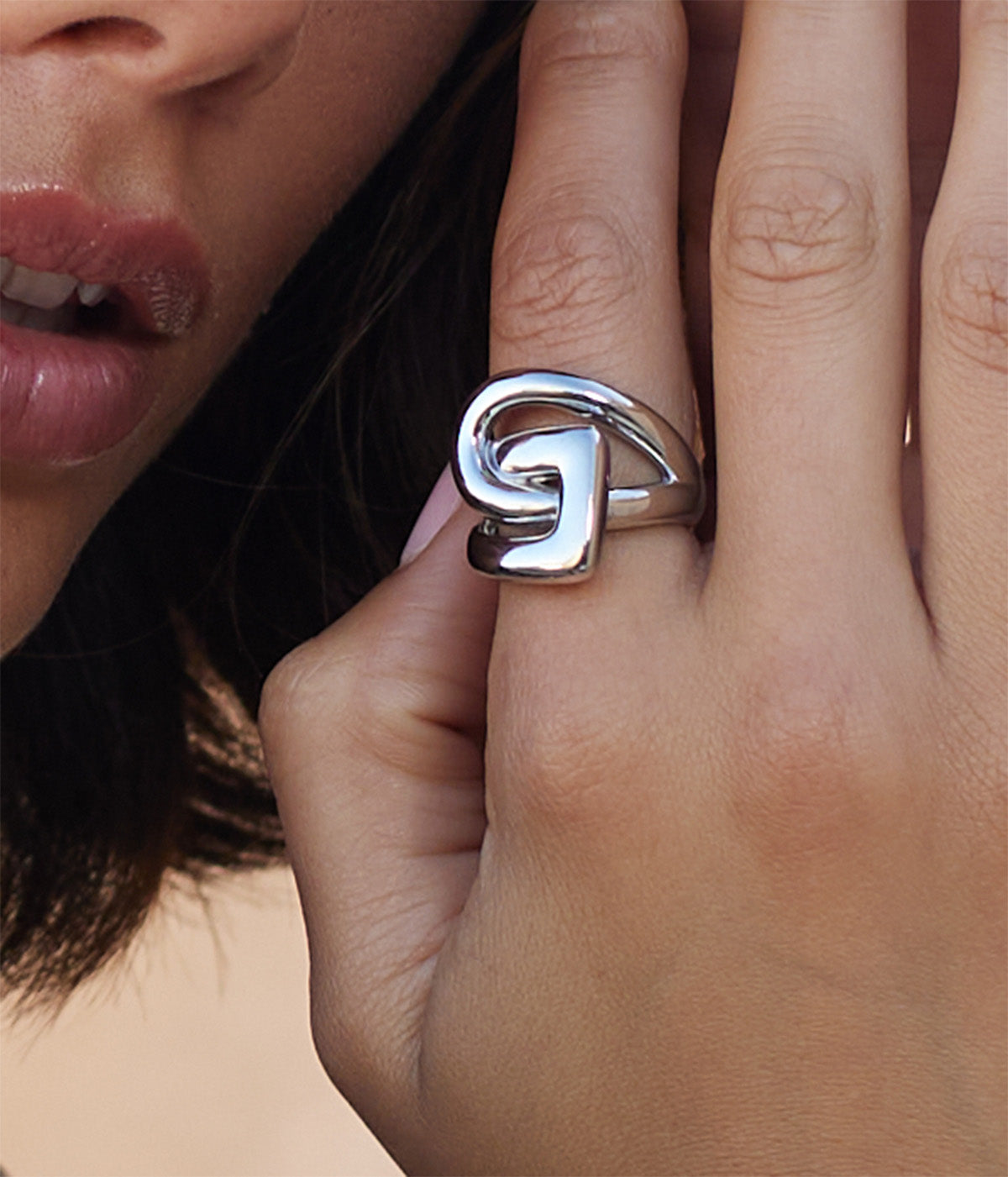 Bague Hella (Acier doré)