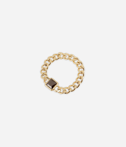 Bague Goustan (Acier doré)