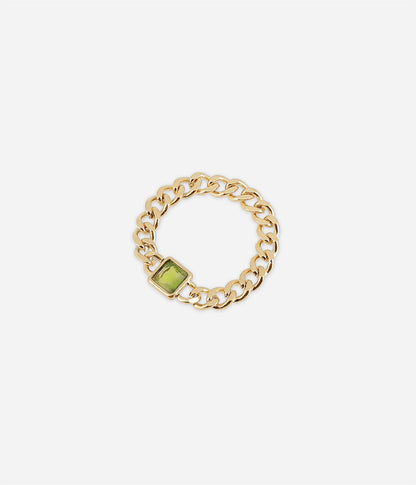 Bague Goustan (Acier doré)