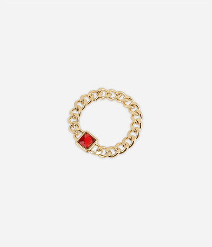 Bague Goustan (Acier doré)