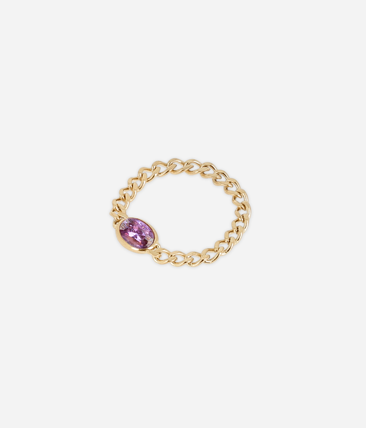 Bague Delina (Acier doré)
