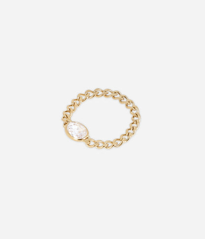 Bague Delina (Acier doré)