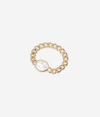 Bague Grazia (Acier doré)