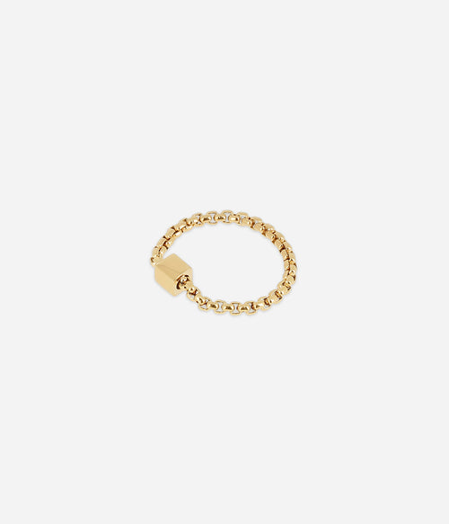 Bague Prima (Acier doré)