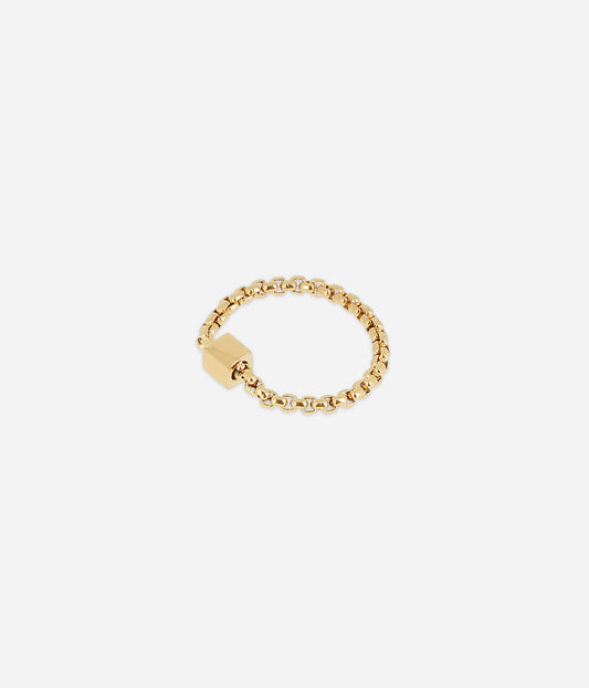 Bague Prima (Acier doré)