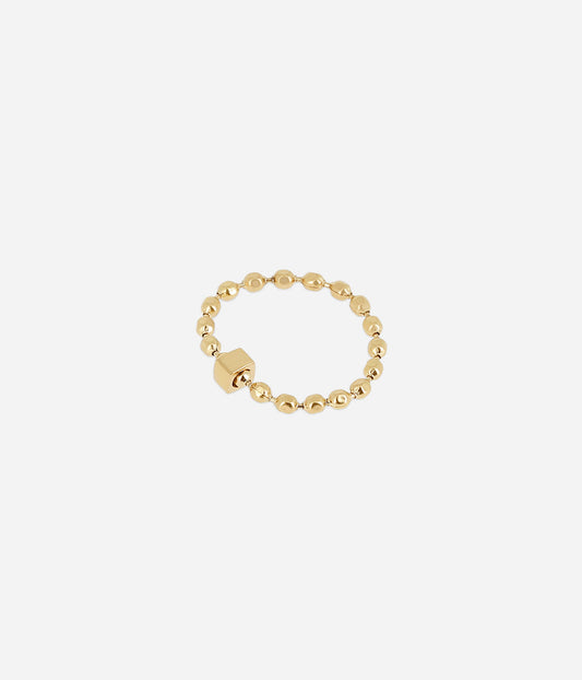 Bague Appia (Acier doré)