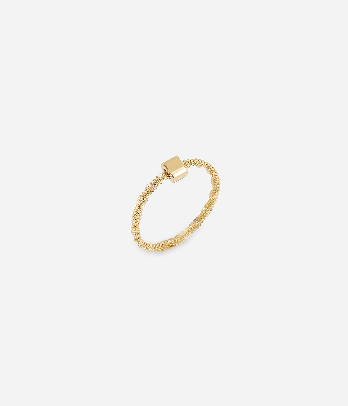 Bague Paulla (Acier doré)