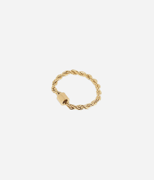 Bague Vibi (Acier doré)