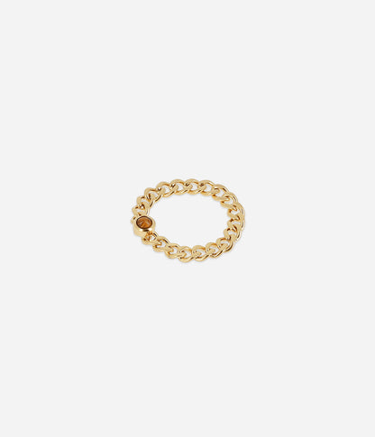 Bague Potita (Acier doré)
