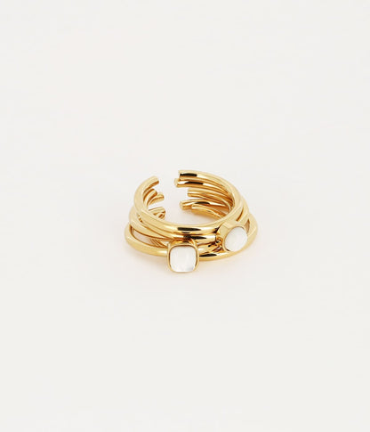 Bague Cassandra (Acier doré)