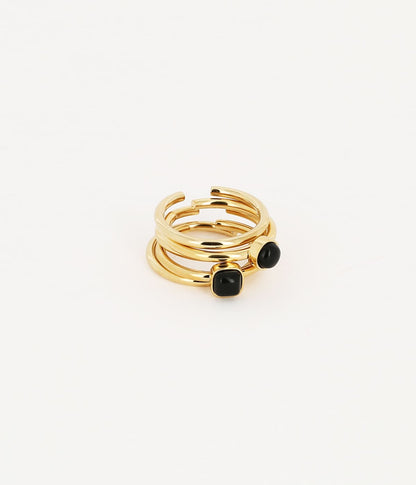 Bague Cassandra (Acier doré)