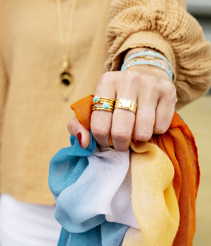 Bague Cassandra (Acier doré)