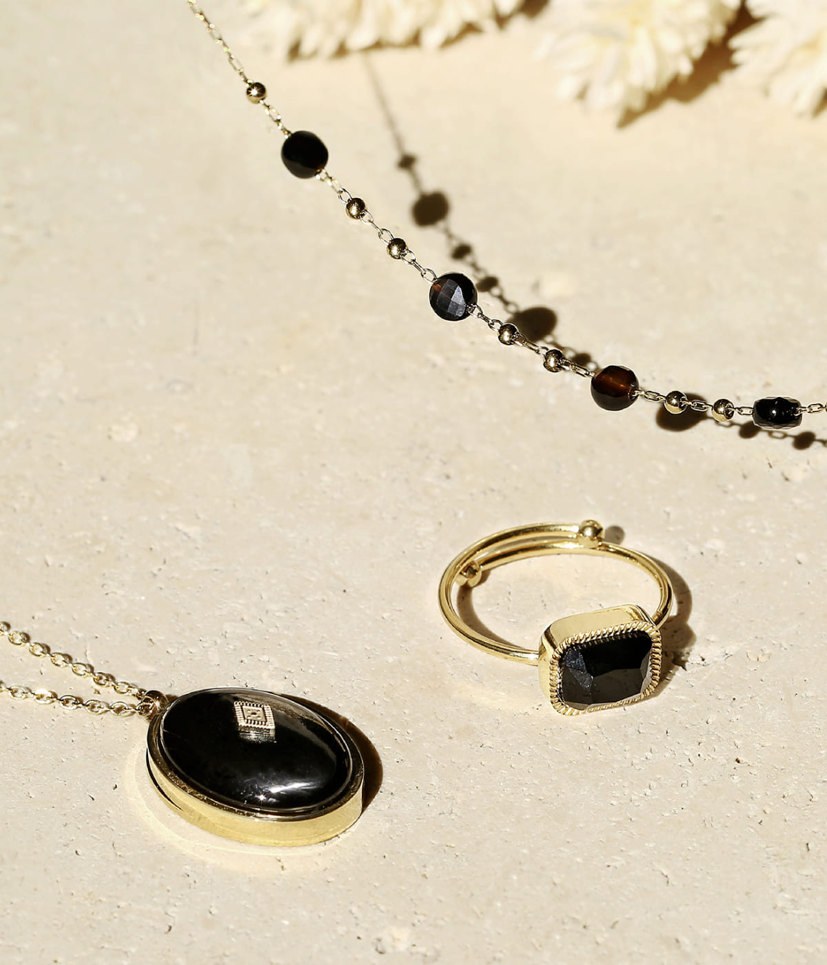 Bague Véra (Acier doré)