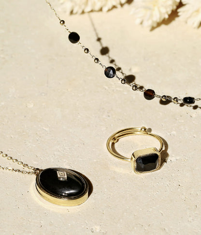 Bague Véra (Acier doré)