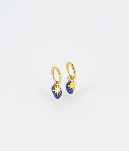 Boucles d'oreilles Phine (Acier doré)