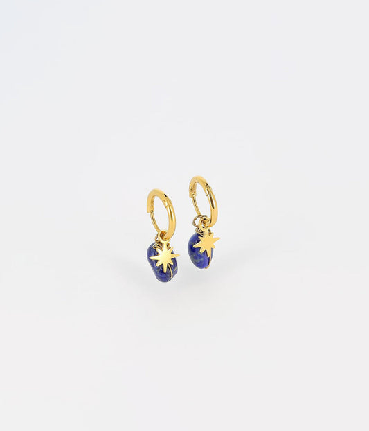 Boucles d'oreilles Phine (Acier doré)
