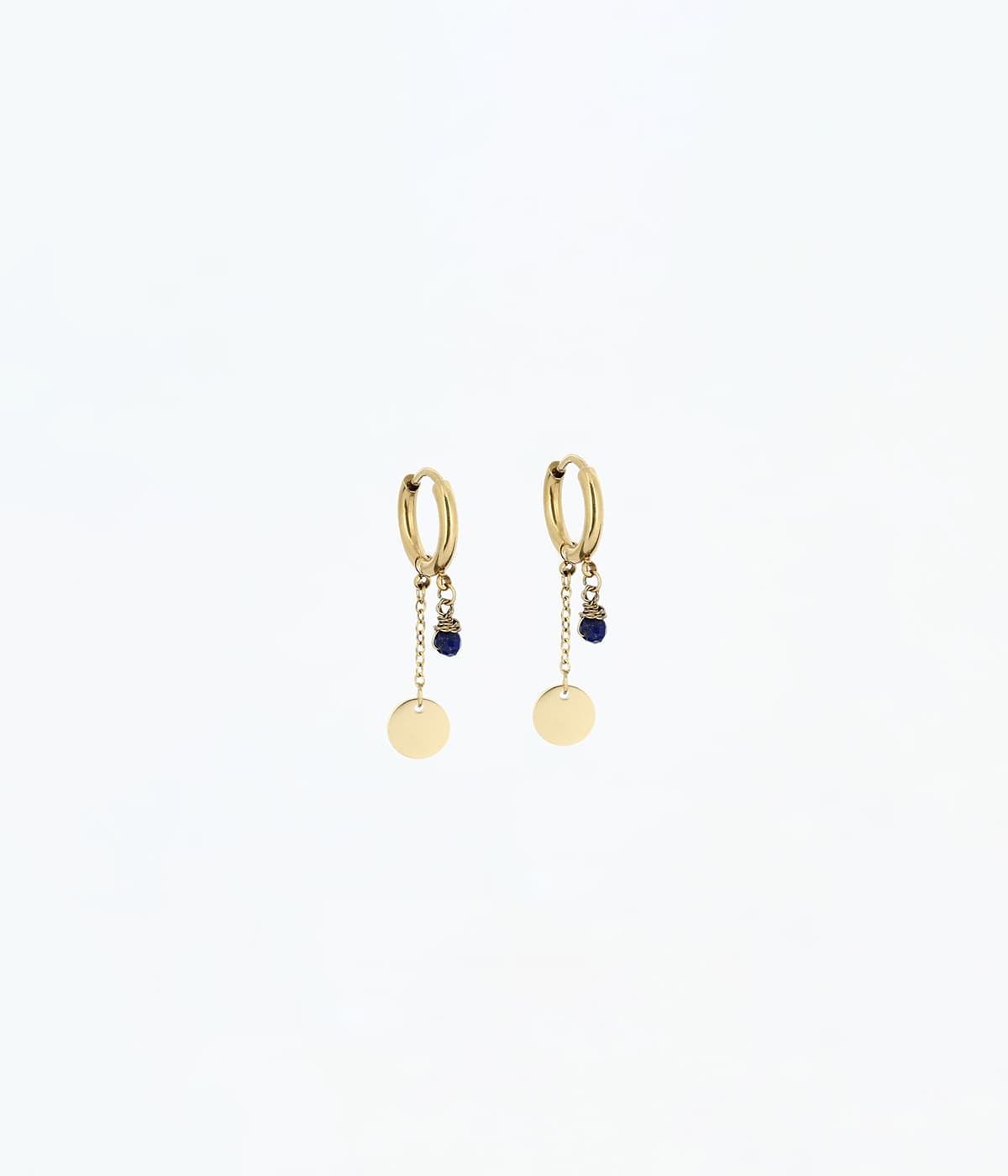 Boucles d'oreilles Josephine (Acier doré)