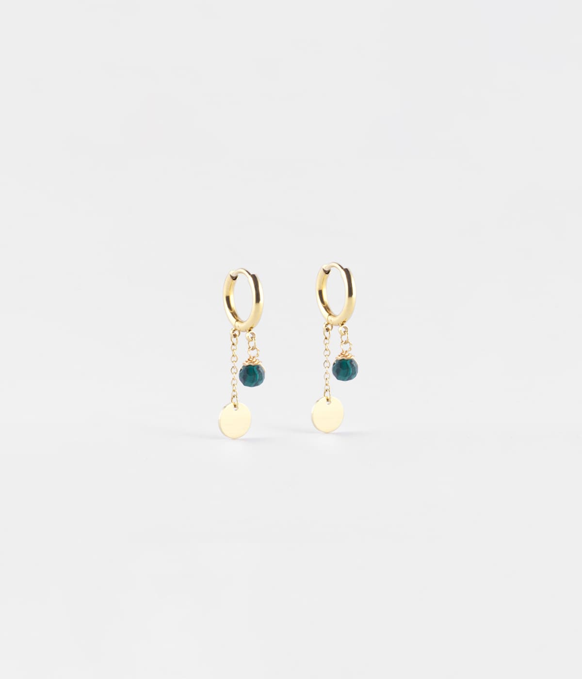 Boucles d'oreilles Josephine (Acier doré)