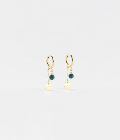 Boucles d'oreilles Josephine (Acier doré)