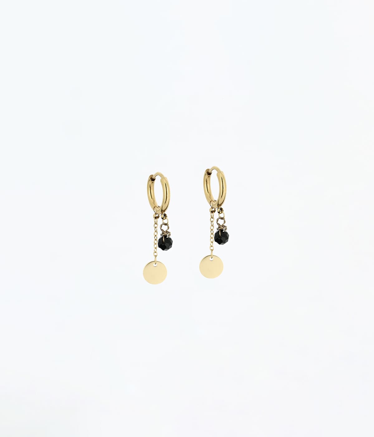 Boucles d'oreilles Josephine (Acier doré)