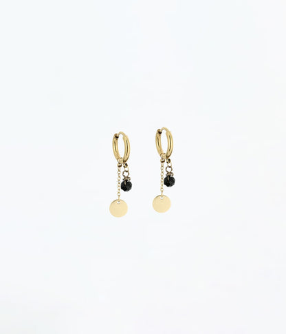 Boucles d'oreilles Josephine (Acier doré)