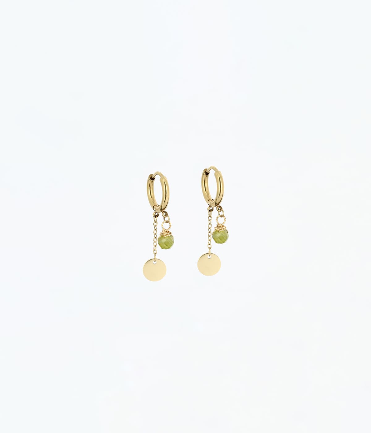 Boucles d'oreilles Josephine (Acier doré)