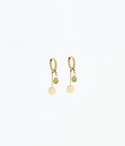 Boucles d'oreilles Josephine (Acier doré)