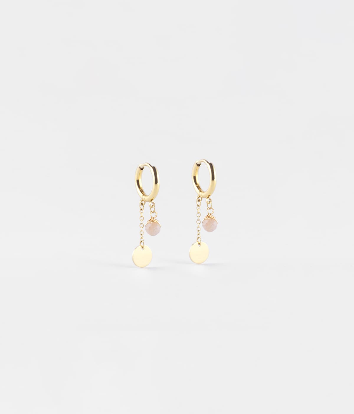 Boucles d'oreilles Josephine (Acier doré)