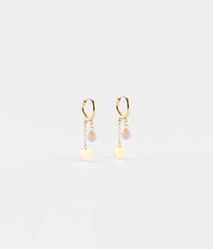 Boucles d'oreilles Josephine (Acier doré)