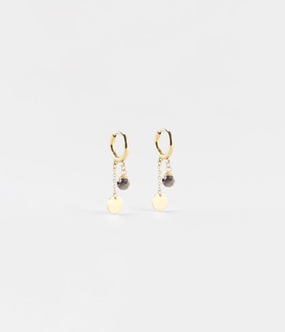 Boucles d'oreilles Josephine (Acier doré)
