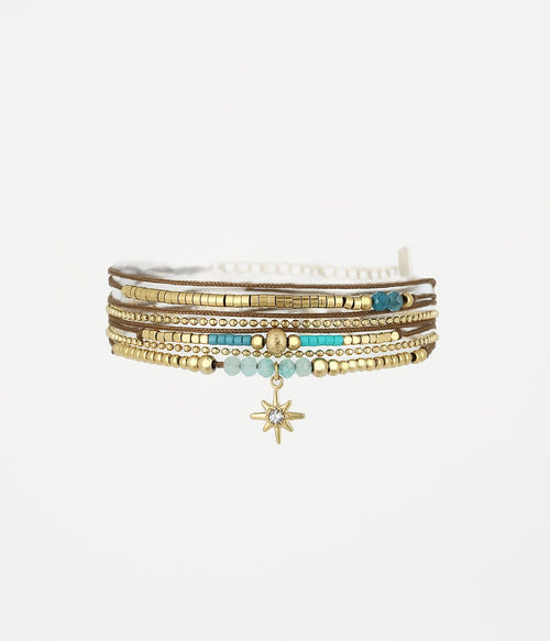 Bracelet Aster (Acier doré)