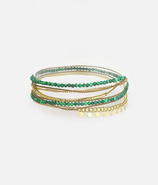 Bracelet Busara (Acier doré)