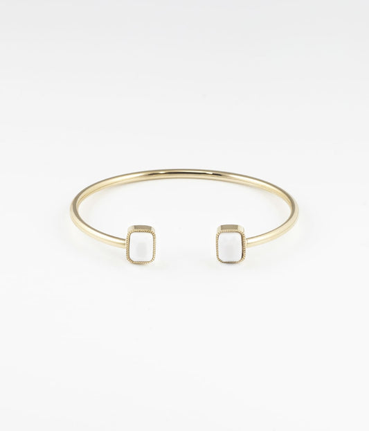 Bracelet Jonc Véra (Acier doré)