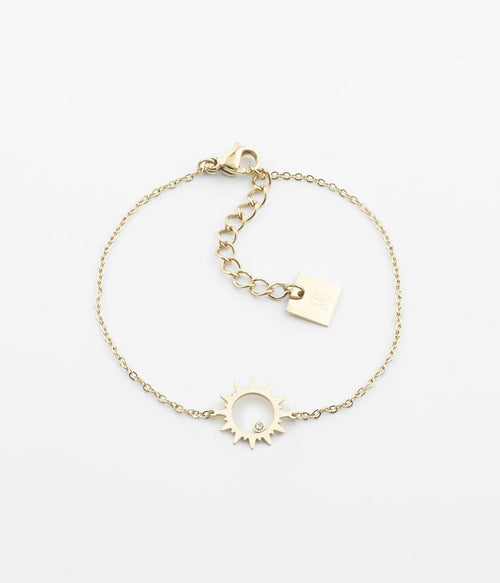 Bracelet Oursin (Acier doré)