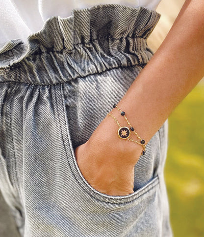 Bracelet Zoé (Acier doré)