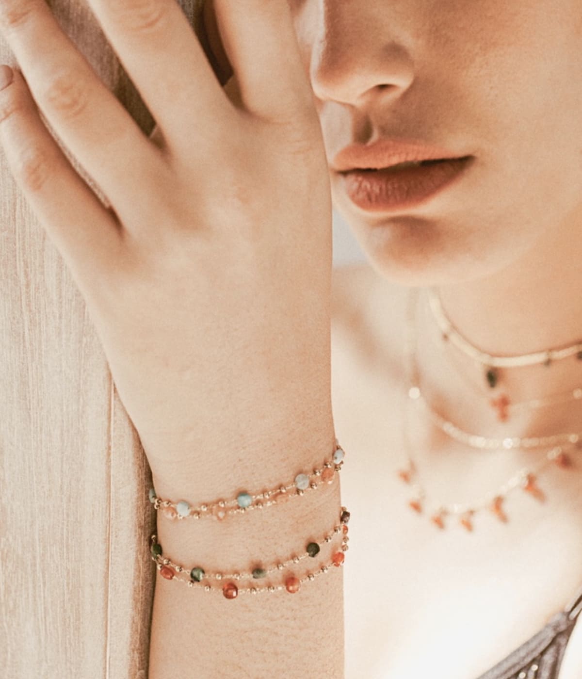 Bracelet Zoé (Acier doré)