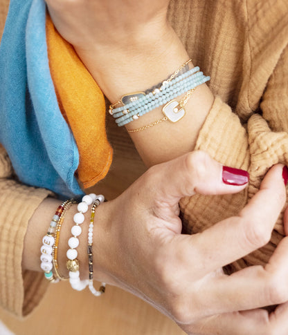 Bracelet Loua (Acier doré)